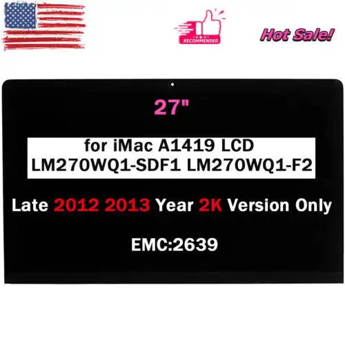Imac A1419 LM270WQ1-SD F1 27" จอ LCD