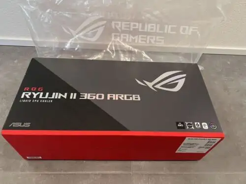 Asus Rog Ryujin Ii 360 Water-Cooled Cpu Cooler Argb Compatible 360Mm