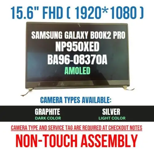 Np950Xed-Lcd Samsung Galaxy Book 2 Pro Np950Xed 15.6" Lcd Assembly