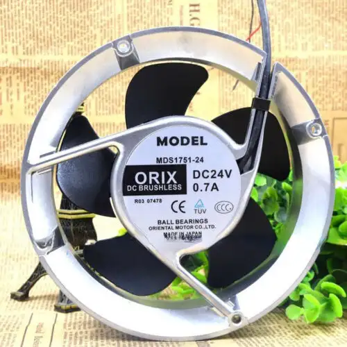 Orix Mds1751-24 17050 17Cm 24V 0.7A ventilateur de refroidissement