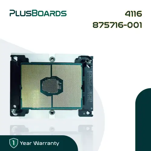 Intel Xeon Silver 4116 2.10Ghz 12C 875716-001 Lga3647 W/ Heatsink Hpe Dl380 G10