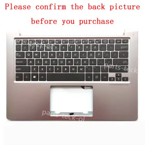 New For Asus Zenbook Ux303U Ux303Ua Palmrest Backlit Keyboard Rose Gold Pink