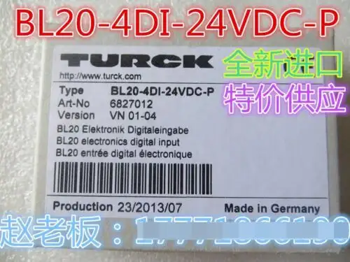 Turck Tben-L4-16Dxp 6814012 หน่วยโมดูลบัส