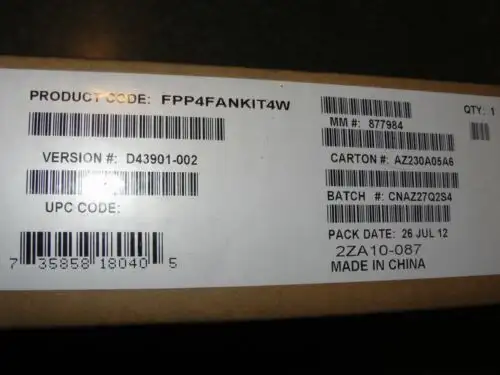 Intel Fpp4Fankit4W 4-Wire Fan Kit