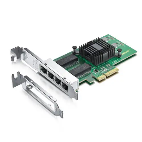 Für Intel I350-T4 Quad Port 1.25G Nic Mit Intel 350 Chip Pci Express 2.1 X4