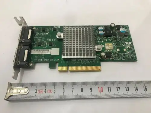 Aoc-Stg-I2 Supermicro 2-Port 10Gbe Cx4 Intel 82598Eb Pci-E 網路適配器