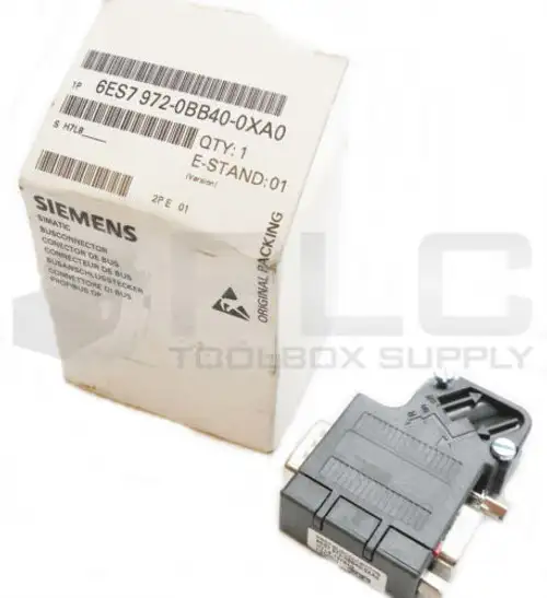 New Siemens 6Es7 972-0Bb40-0Xa0 E-Stand 01 Simatic Bus Connector