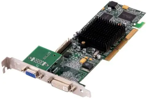 Graphic Card Matrox Matrox G550 32Mb Ddr Sgram G55+Mdha32Db 7012-03 D-Sub Dvi-I