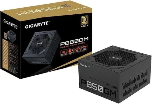 Gigabyte Gp-P850Gm 80 Plus Gold 850W Modular Smart Fan Power Supply