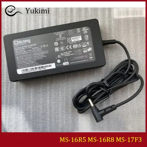 MSI MS-16R5 MS-16R8 MS-17F3 A17-120P2A 240V adaptador de corriente