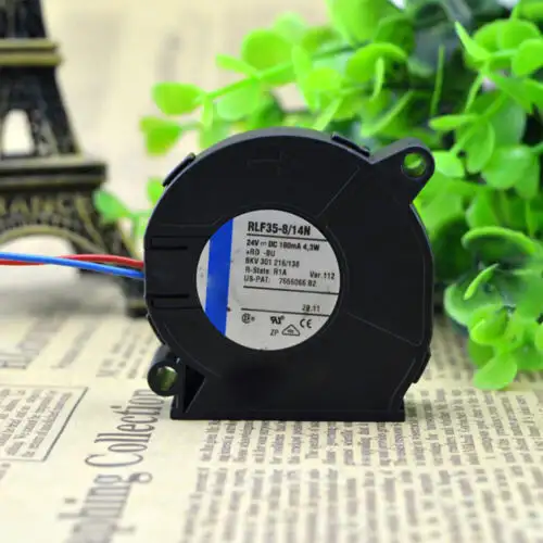 2-Wire 24V 180mA 4.3W 515115mm 冷卻風扇 RLF35-8/14N