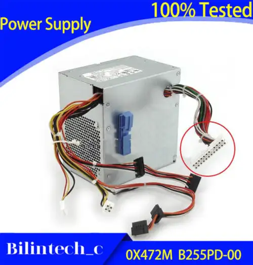 Dell Optiplex 360 380 780 255W X472M 0X472M Cde-255P5Wa Power Supply