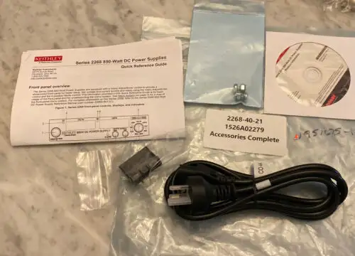 Keithley 2268 Power Supply Accessories