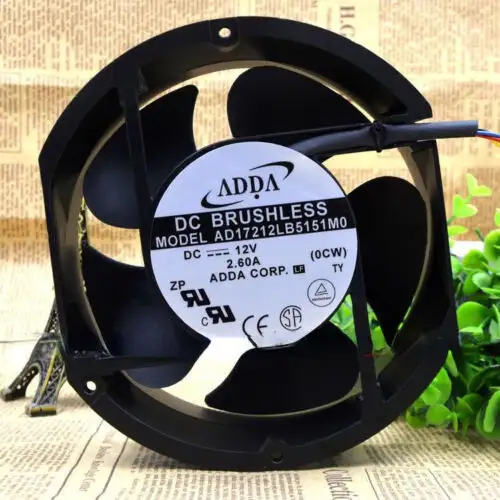 Adda AD17212LB5151M0 12V 2.60A 17251 17.2CM 冷卻風扇