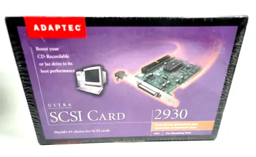 Vintage Collectors Adaptec Ultra Scsi Card Aha-2930U Sigillato