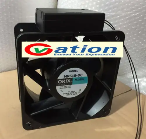 Orix Mrs18-Dc AC200V0.4/0.5A 50/60Hz 18018090Mm ventilateur axial refroidissement onduleur