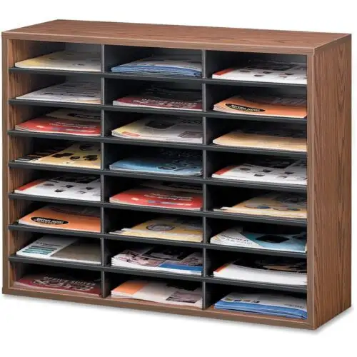 Fellowes-New-25043 _ Literature Organizer - 24 Compartment Letter Me