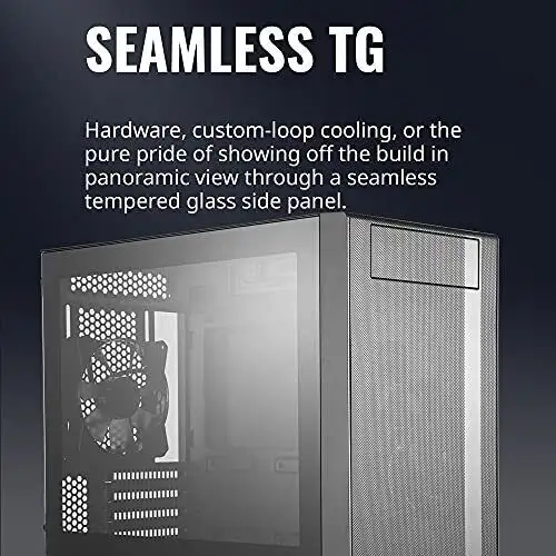 Cooler Master Master Nr400 W/Front Mesh Ventilation Minimal Design Tempere...