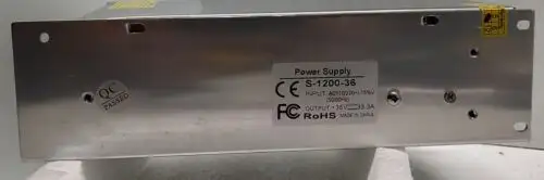 High Power Supply S-1200-36 For Mw Industrial Switching. Includes Quick ping
