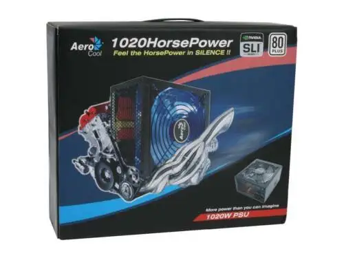Aerocool Horsepower 1020W Atx12V V2.2 / Eps12V V2.91 Sli Certified Crossfire