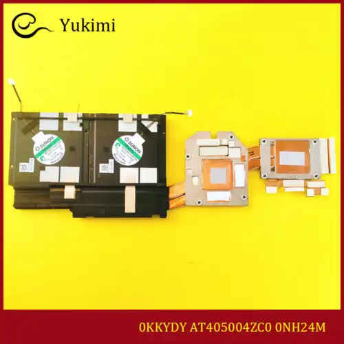 0Kkydy At405004Zc0 For Dell M7780 0Nh24M 05Vjdm Cpu Gpu Heatsink Cooling Fan