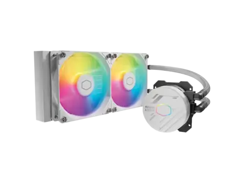 Coolermaster Masterliquid 240L Core White 240Mm Close-Loop Aio Liquid Cooler