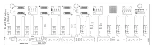 Supermicro Bpn-Sas3-213A-N8 2U 16-Port 2.5" Backplane 8 Ports For Sas3/Sata3