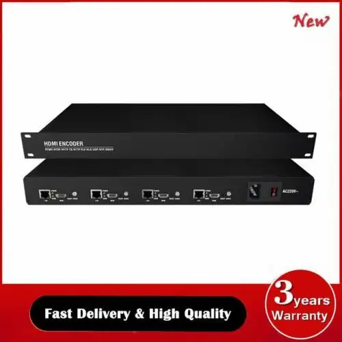 4-Channel Hdmi Encoder H.265 H.264 Encoder 1U Rack Audio And Video Network Hd