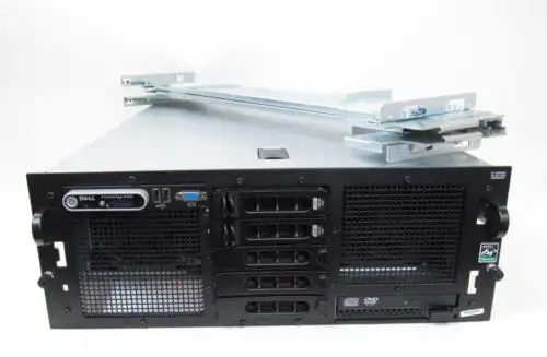 Dell Poweredge 6950 2X2.0Ghz 8212 8Gb 2X146Gb Perc 5I Raid Bezel Rails