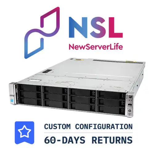 Hp Dl80 Gen9 12 Lff Bay 2X E5-2640V4 2.4Ghz =20 Cores 256Gb P840Ar Pcie 2Xrj45