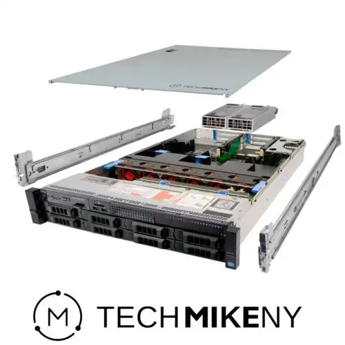 Dell Poweredge R720 Server 2X E5-2690V2 3.00Ghz 20-Core 256Gb H710 Rails