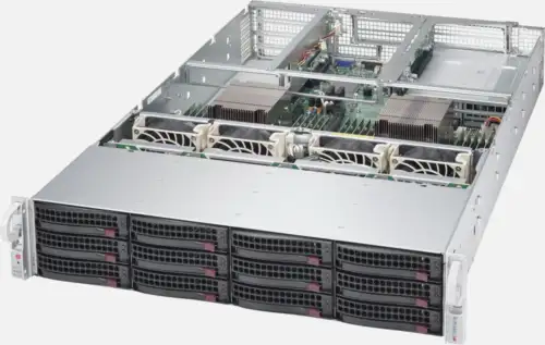 nas Zfs Server 2U 12 Bay Sys-6028U-Sas3 X10Dru-I+ 2X E5-2683 V3 128Gb Ram