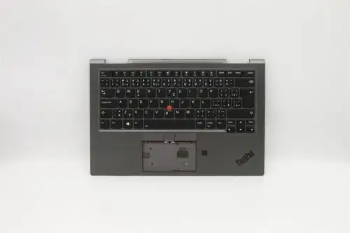 Lenovo Yoga X1 4Th Gen Palmrest Touchpad Cover Keyboard Czech Grey 5M10V24915