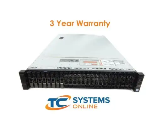 Dell R730Xd 24X2.5 2X2.5 2X 2620V3 2.4Ghz=12Core 96Gb 8X900Gb 10K H730