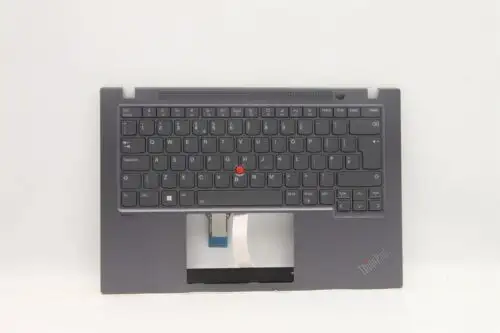 Lenovo Thinkpad T14S 2 Keyboard Palmrest Top Cover Uk Grey 5M11A37945