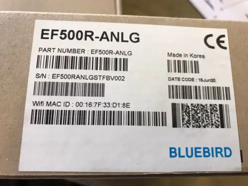 Ef500R-Anlg - Bluebird Ef500 Ef500R Android 5.1 5 Hd Lcd 1D/2D Image