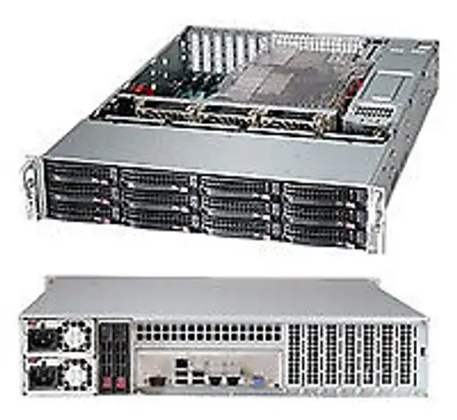 Supermicro Superchassis 826Bac4-R1K23Lpb - Rack - Server - Black - Atx-