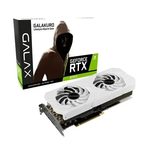 Kuroutoshikou Nvidia Geforce Graphic Board Gddr6X 8Gb Gk-Rtx3070Ti-E8Gb/White