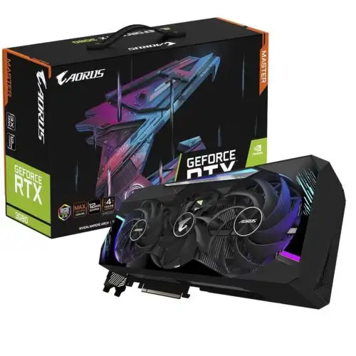 Gigabyte Aorus Geforce Rtx 3080 Master 12G Graphics Card Max-Covered Cooling