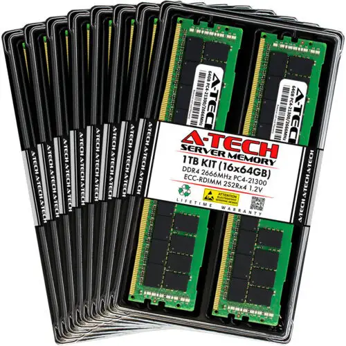 1Tb 16X 64Gb Pc4-2666 Rdimm Supermicro 820Gh-Tnr2 Memory Ram