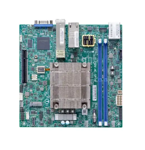 Supermicro X12Sdv-8C-Spt4F Mb - Embedded Mini Itx Xeon D-1736Nt Dual 25G Sfp28