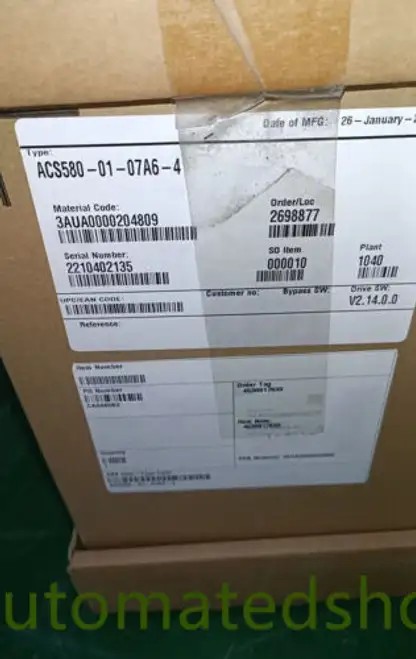 ABB ACS580-01-07A6-4 3KW ACS580 變頻器