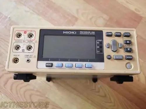 With Rm3545-02 Resistance Meter