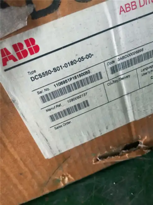 ABB Dcs550-S01-0180-05-00 直流調速器