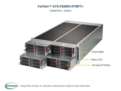 Usa Seller Supermicro Sys-F627R3-F73 4U Superserver