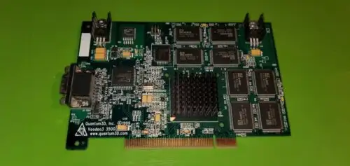 Rare Pci Quantum3D Ventana Voodoo 3 3500 Vga Video Card