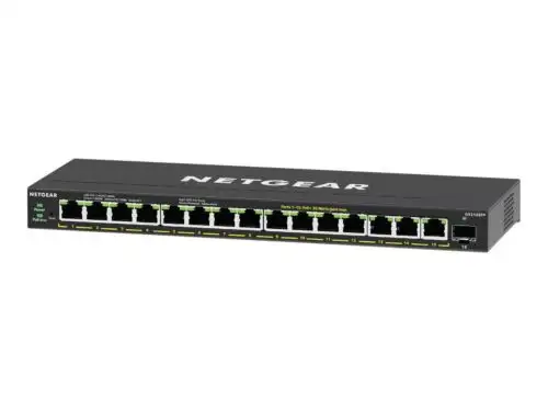 Netgear Plus Gs316Epp Switch Managed 15 X 10/100/1000 (Poe+) + 1 Gs316Epp-100Pes