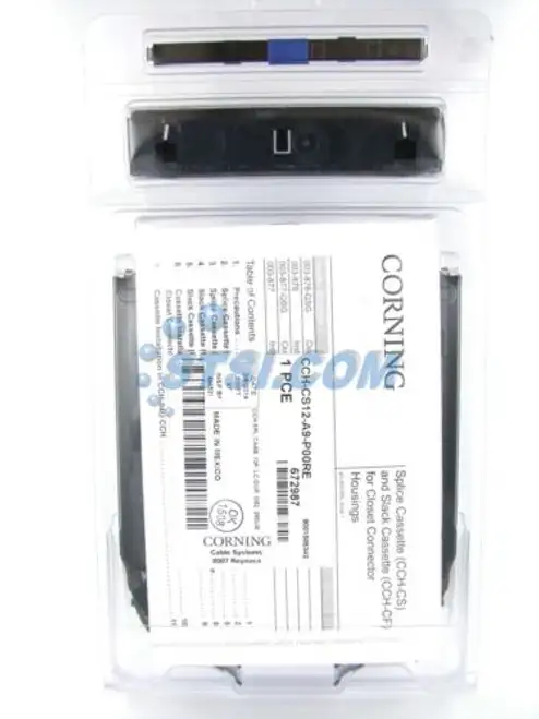 Corning Cch Cassetta di giunzione 12 fibre Lc Duplex Os2 Cch-Cs12-A9-P00Re ~Stsi