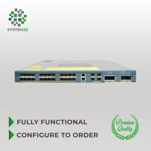 Cisco Ws-C4928-10Ge 28 port 10 Gigabit Sfp+ 2 port X2 commutateur couche 3