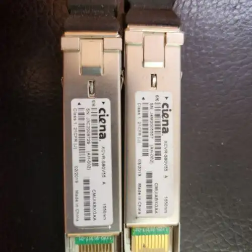 Ciena Xcvr-S80V55 1550Nm Sfp+ 10G 80Km 1550Nm Smf Lc bộ thu phát